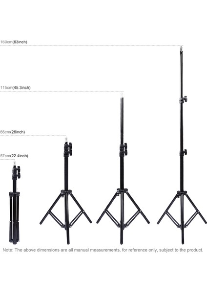 puluz 1.6 M Yükseklik Tripod Montaj Tutucu Siyah (Yurt Dışından)