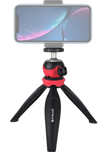 puluz 20 Cm Cep Plastik Tripod Montajı Kırmızı (Yurt Dışından)