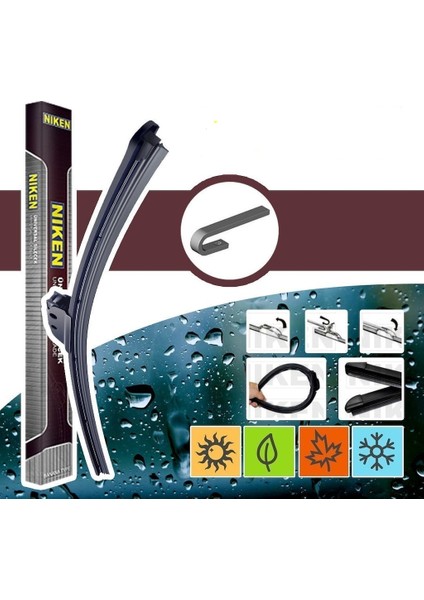 600 mm 24" 9 Aparatlı Banana Tip Silecek fiyatları