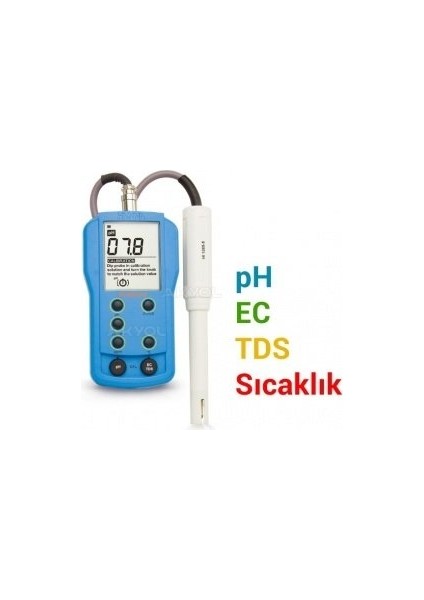 Hı 9812-5 Harici Problu Ph / Ec / Tds / Sıcaklık Ölçer