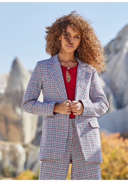 Blazer Ceket Beyaz