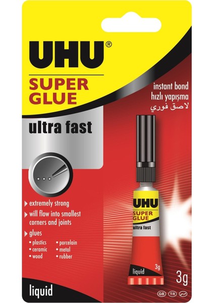 Uhu Japon Yapıştırıcı Super Glue 3 gr