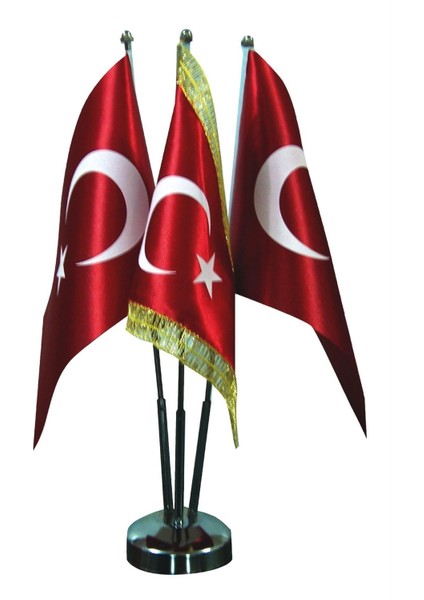Bayrak Direği Üçlü Krom