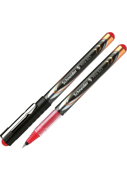 Roller Xtra 825 Konik Uçlu Düz Klipsli Kırmızı 0.5 mm VBALL182599