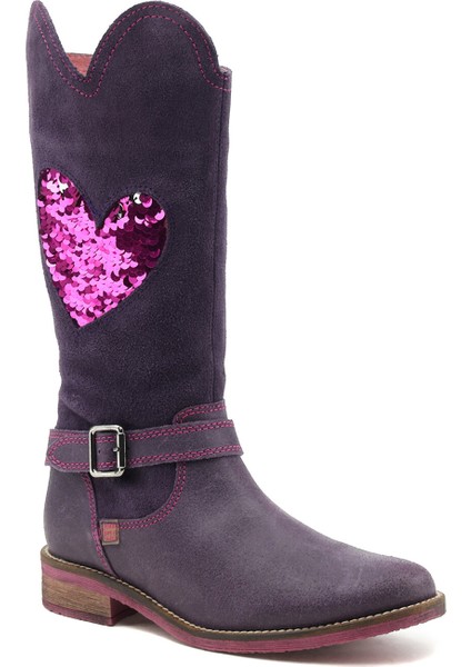 131990 Mor Kız Çocuk Çizme