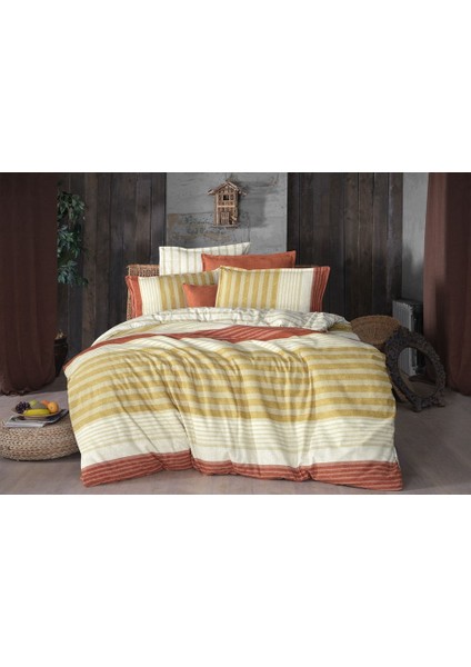 Laverna Flanel Nevresim Takımı Tek Kişilik V2-Taba