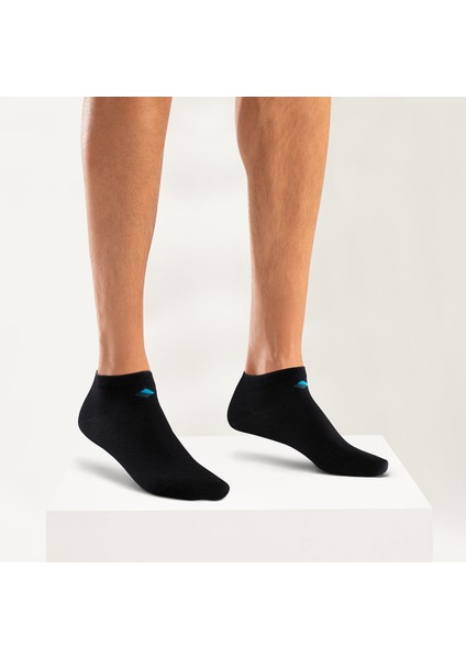 Erkek Siyah Patik Gümüş Çorap 3'lü Paket modelleri
