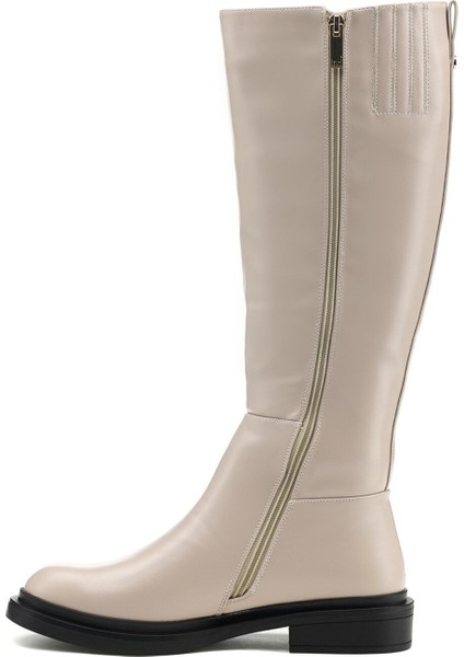 INCI CLAYA.Z 1PR Beyaz Kadın Düz Çizme fırsatları