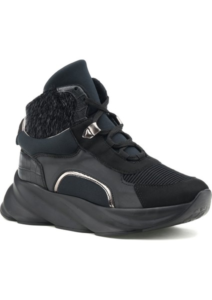 Kozy.z 2fx Siyah Kadın Sneaker Bot