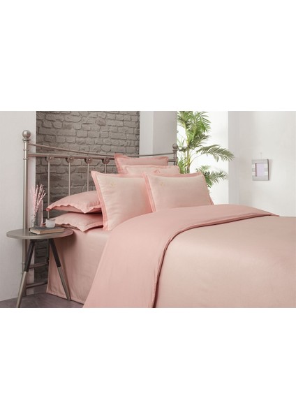 Solid Olive Armürlü Nevresim Takımı King Size V3