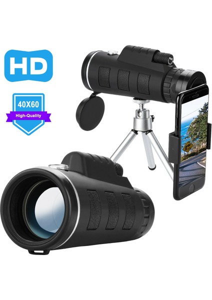 Hd Bak4 Monoküler Teleskop Telefon Klipsi Tripod Gece Görüş Teleskop Açık Yürüyüş (Yurt Dışından) fırsatları