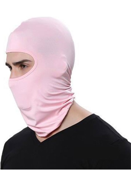 Bisiklet Maskesi Sıcak Kayak Malzemeleri Soğuk Geçirmez Başlık Tek Delik (Yurt Dışından)