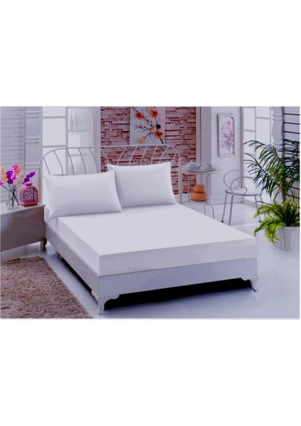Çarşaf Ranforce Yastık Kılıflı 100X200 cm Colormix Beyaz