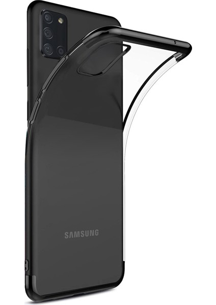 Samsung Galaxy A31 Kılıf, Caseup Laser Glow Siyah