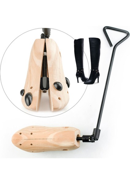 Unisex Profesyonel Önyükleme Sedye Ayarlanabilir Genişlik Ayakkabı Şekillendirici, Ahşap Boot Tree Unisex - 43-46 (Yurt Dışından)