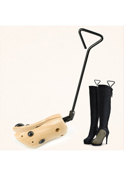 Unisex Profesyonel Önyükleme Sedye Ayarlanabilir Genişlik Ayakkabı Şekillendirici, Ahşap Boot Tree Unisex - 43-46 (Yurt Dışından)