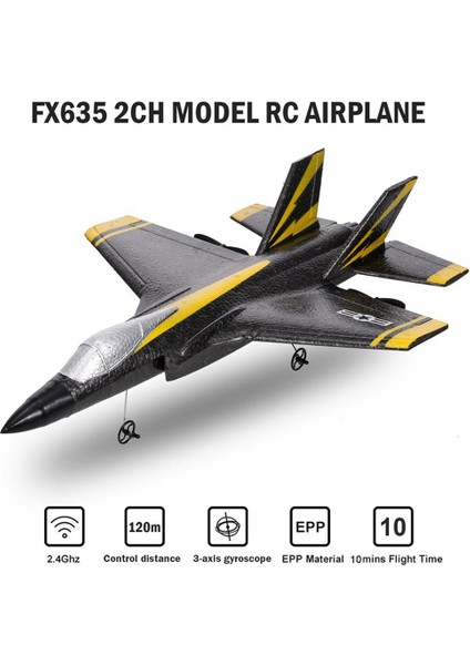 2.4g Rc Fighter Uzaktan Kumanda Uçak Uçak Uçak Modeli Oyuncak Acemi (Yurt Dışından)