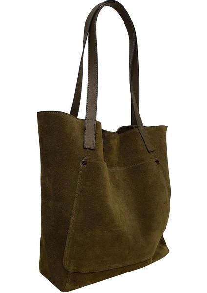 Deri Süet Kadın Omuz Çantası YC011992HSD fırsatları