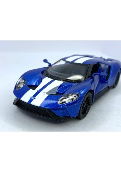 Oyuncak Çek Bırak Metal 2017 Ford Gt (Şeritli) (13CM)
