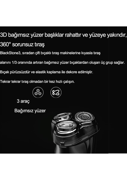 Enchen 3D Elektrikli Tıraş Makinesi (Yurt Dışından)