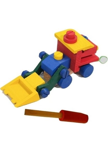Ahşap Sök Tak Kepçe 13X13CM Oyuncak