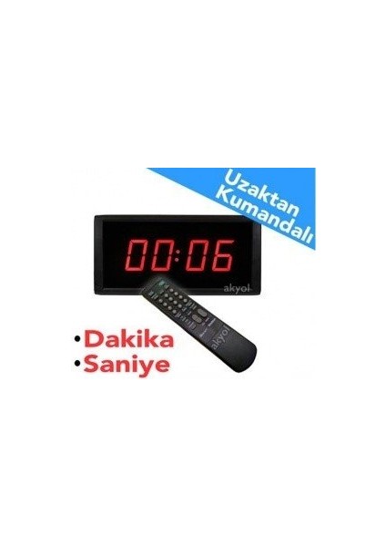 Chrono Lc-4 (4 Haneli) Uzaktan Kumandalı Işıklı Zamanlayıcı