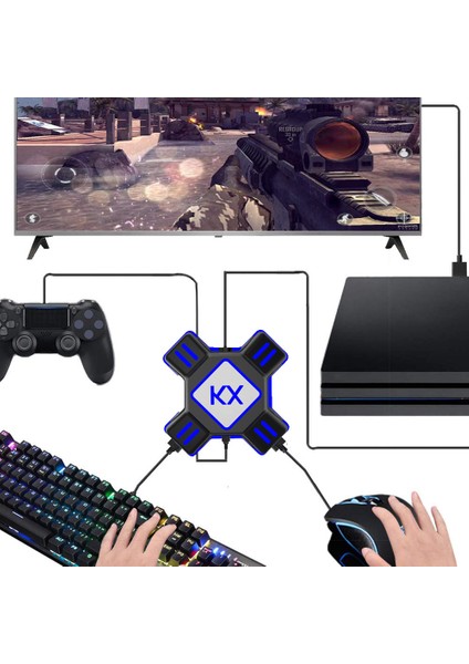 Ps4 -Ps3 Kx USB Oyun Kontrol Dönüştürücü  (Yurt Dışından)