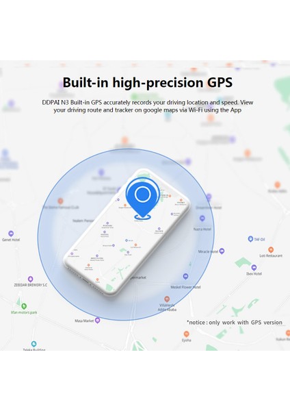 Ddpaı Dash Cam N3 Dahili Gps Sürüş Kamerası (Yurt Dışından)