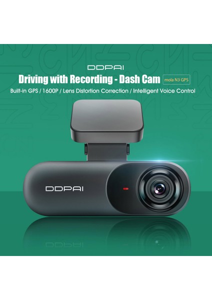 Ddpaı Dash Cam N3 Dahili Gps Sürüş Kamerası (Yurt Dışından)