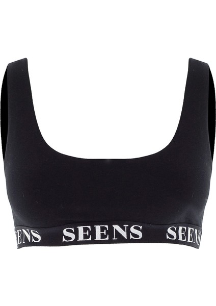 Unicus Siyah Crop Top