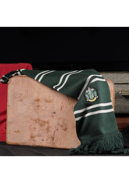 Slytherin Atkı 18×185 cm Lisanslı Örme Akrilik