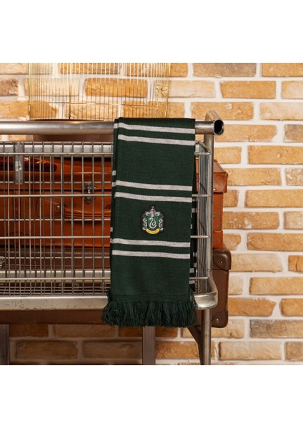 Slytherin Atkı 18×185 cm Lisanslı Örme Akrilik