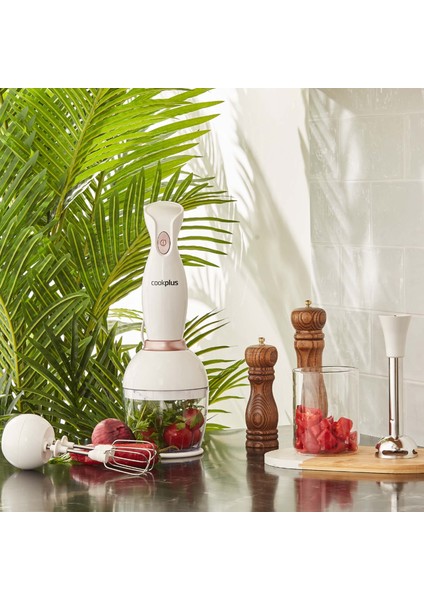 Midimix Blender Set 5501 Yeni Krem-Gold