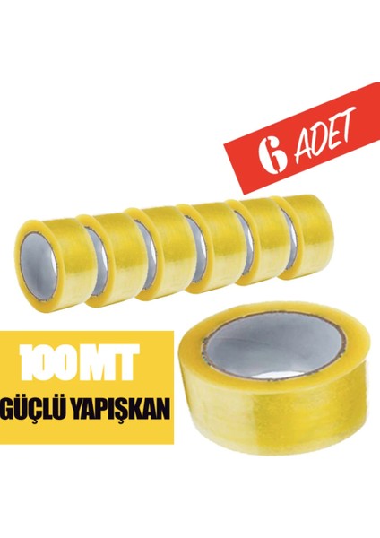 Koli Bandı 45 mm x 100 mt Güçlü Koli Bantı 1311