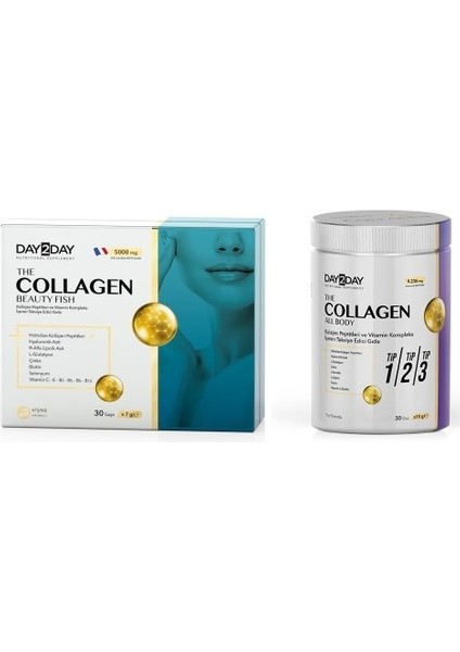 The Collagen Beauty Fish 30 Saşe+ DAY2DAY The Collagen All Body