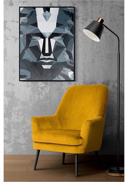 Çerçeveli Tablo Dekorasyon Squid Game Pano Sticker Ev Dekoru Tekli Çerçeve