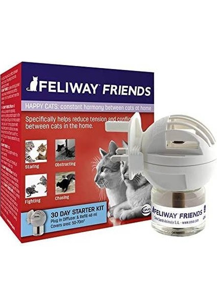 Felıway Friends Difüzör 30 Günlük Başlangıç Kiti 48 ml Kartuş 20 x 20 x 1 cm fiyatları