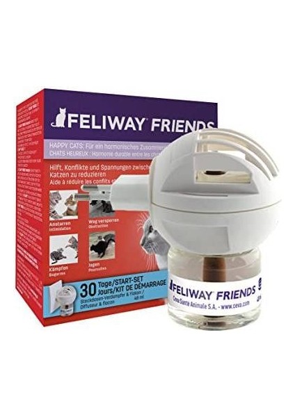 Felıway Friends Difüzör 30 Günlük Başlangıç Kiti 48 ml Kartuş 20 x 20 x 1 cm modelleri