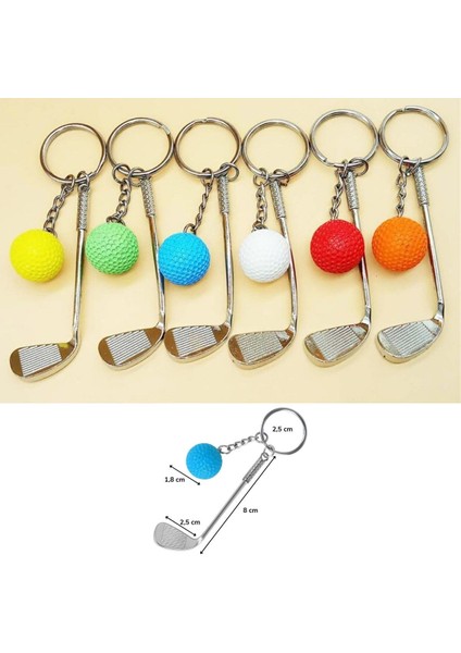 ® Gerçekçi Golf Tasarımlı Şık Anahtarlık Kolye Çanta Süsü Golf Keychain fırsatları