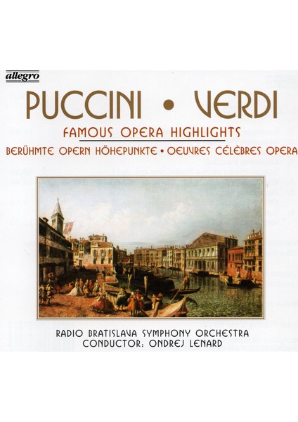 Puccini, Verdi - Famous Opera Highlights (Cd)