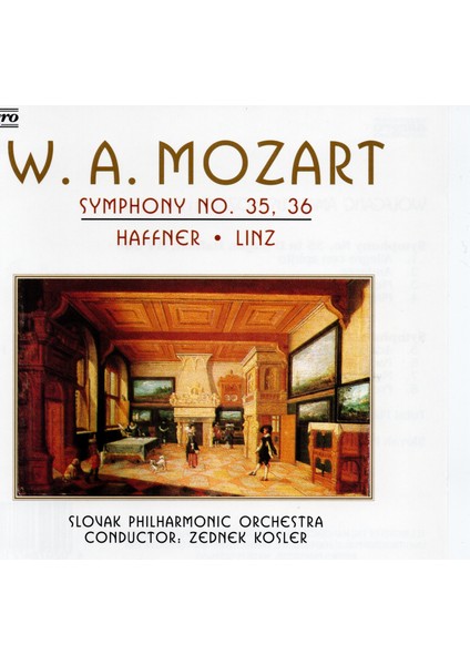 Wolfgang Amadeus Mozart - Sympony No. 35,36 Haffner Linz (Cd)