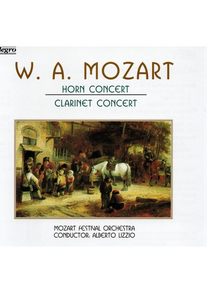 Wolfgang Amadeus Mozart - Horn Concert, Clarinet Concert (Cd)