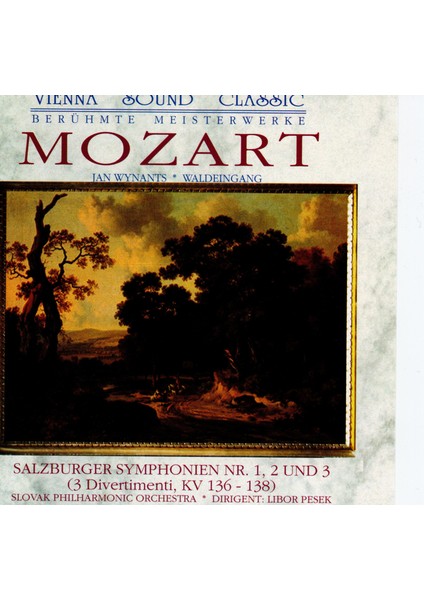Wolfgang Amadeus Mozart - Salzburg Symphony (Cd)