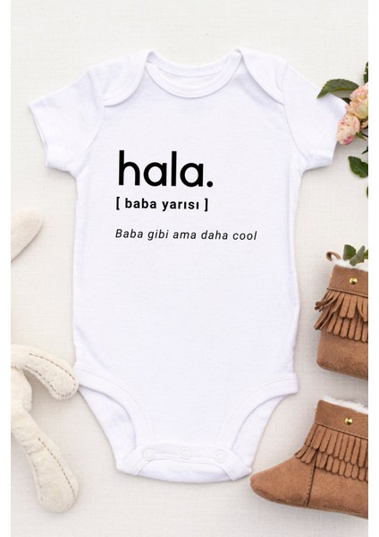 Unisex Bebek Hala Baskılı Body Zıbın fiyatları
