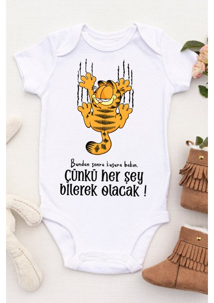 Unisex Bebek Bundan Sonra Kusura Bakın Baskılı Body Zıbın fiyatları