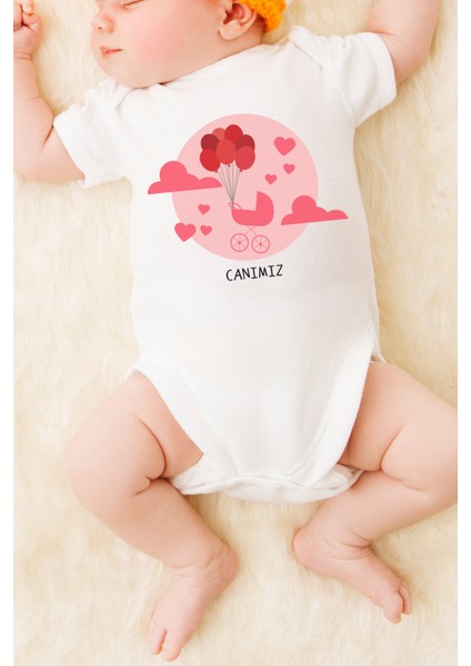 Kız Bebek Canımız Baskılı Body Zıbın fiyatları
