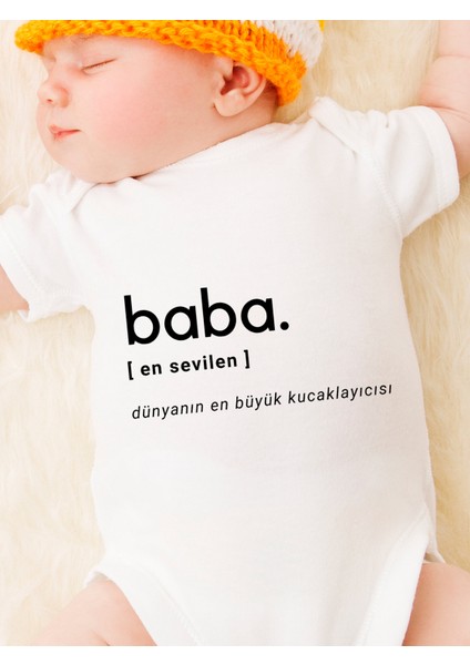 Unisex Bebek Baba Baskılı Body Zıbın fiyatları