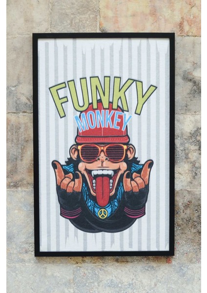 Funky Monkey Özel Tasarım Metaframe Tablo
