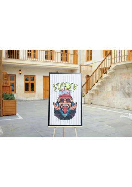 Funky Monkey Özel Tasarım Metaframe Tablo