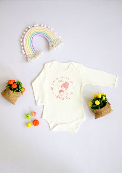 Kız Bebek Annemi Seviyorum Baskılı Body Zıbın fiyatları